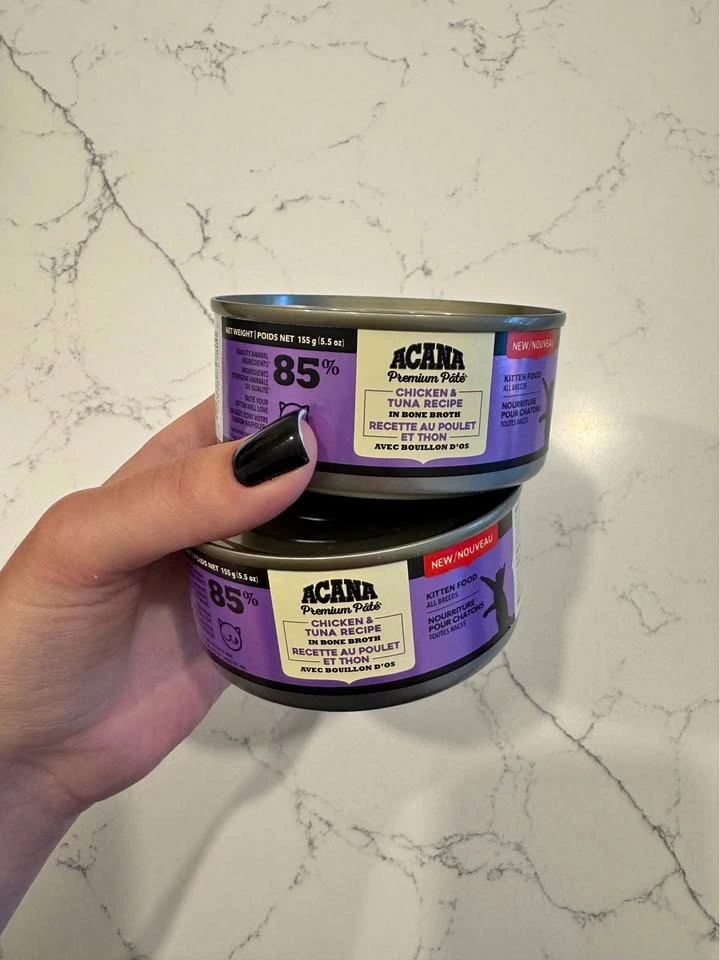 Acana Premium Pâté Chicken & Tuna Recipe Kitten Food 5.5 oz x2