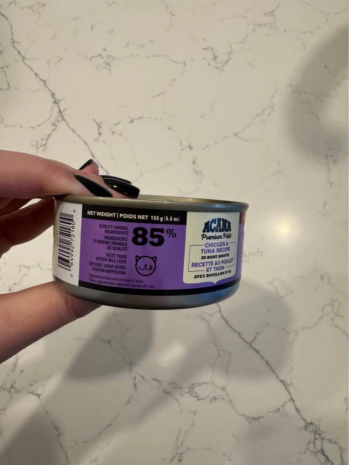 Acana Premium Pâté Chicken & Tuna Recipe Kitten Food 5.5 oz x2 - photo 2