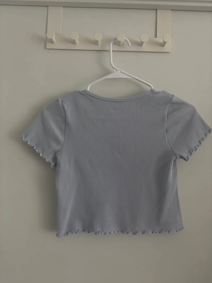 SUZY SHIER Ribbed Crop Top - Size Small - photo 3