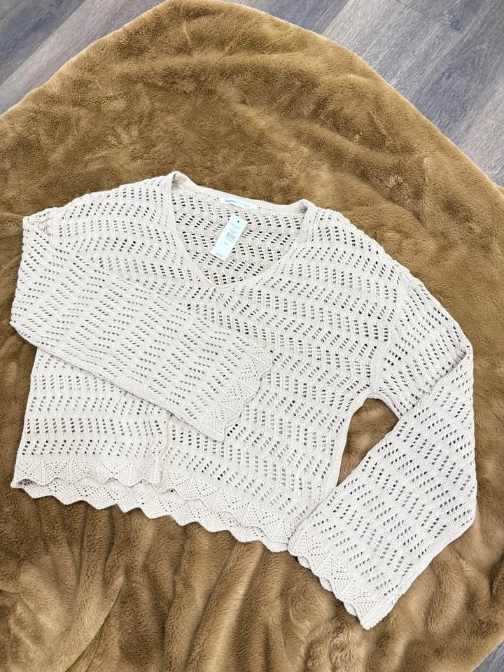 NTW bluenotes knit beige long sleeve shirt - photo 3