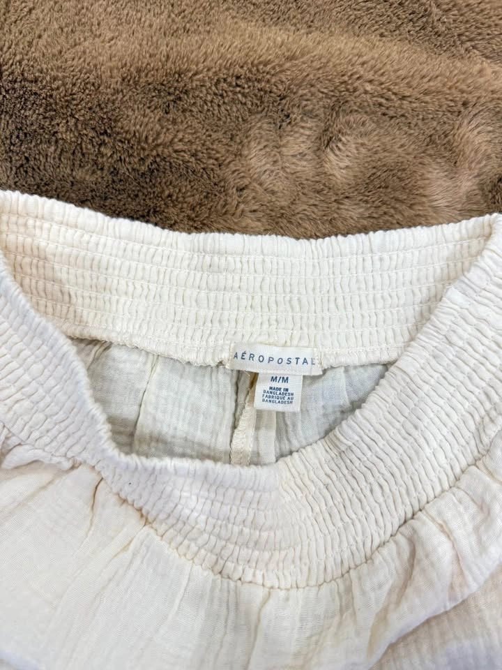 NWT bluenotes waffle knit pants - yellow - photo 3