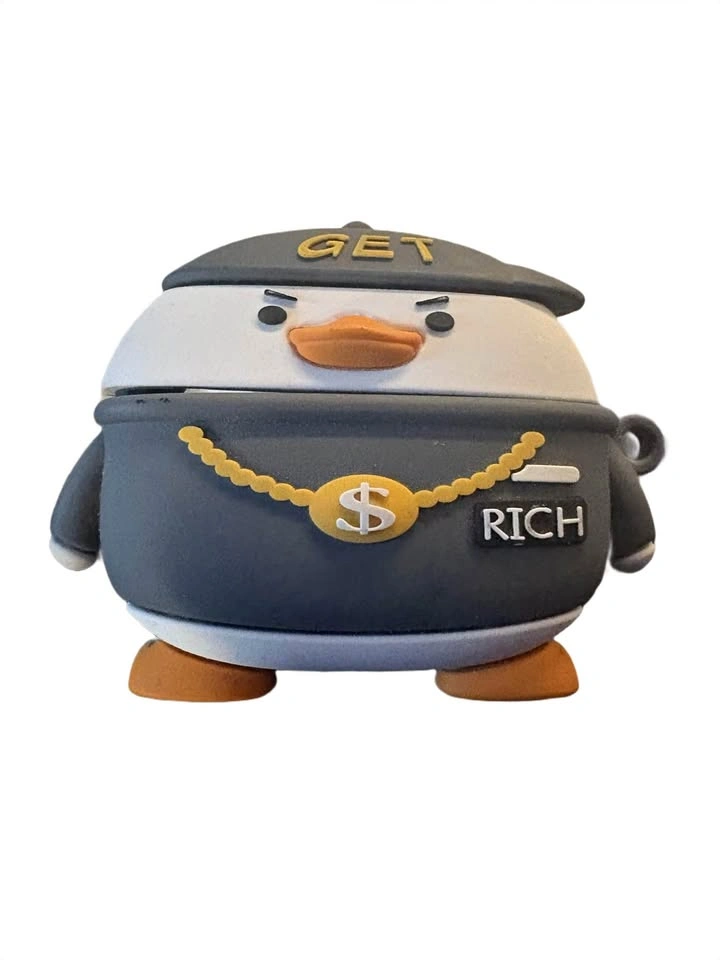 Airpod pro 2 Get Rich Duck Silicone Case