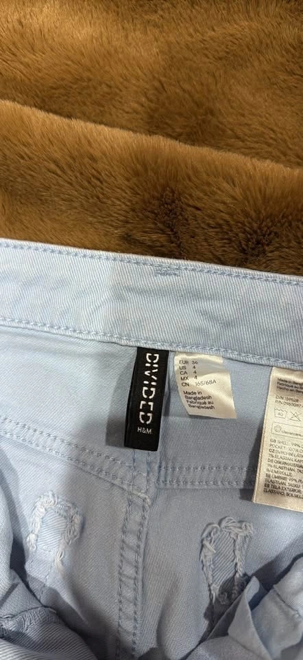 divided light blue cargo jeans - photo 3