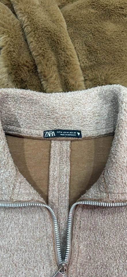 zara quarter-zip sweater - photo 3