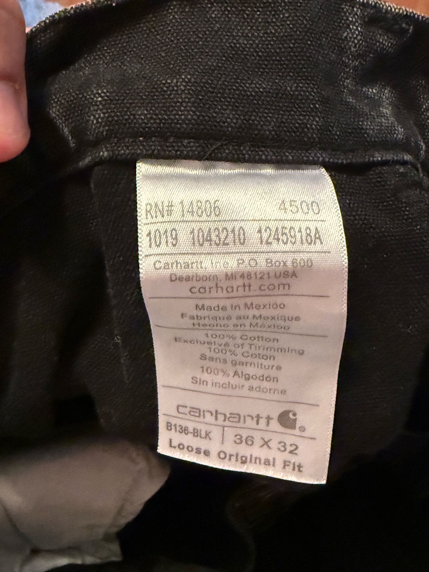 Carhartt double knee denim jeans - photo 3