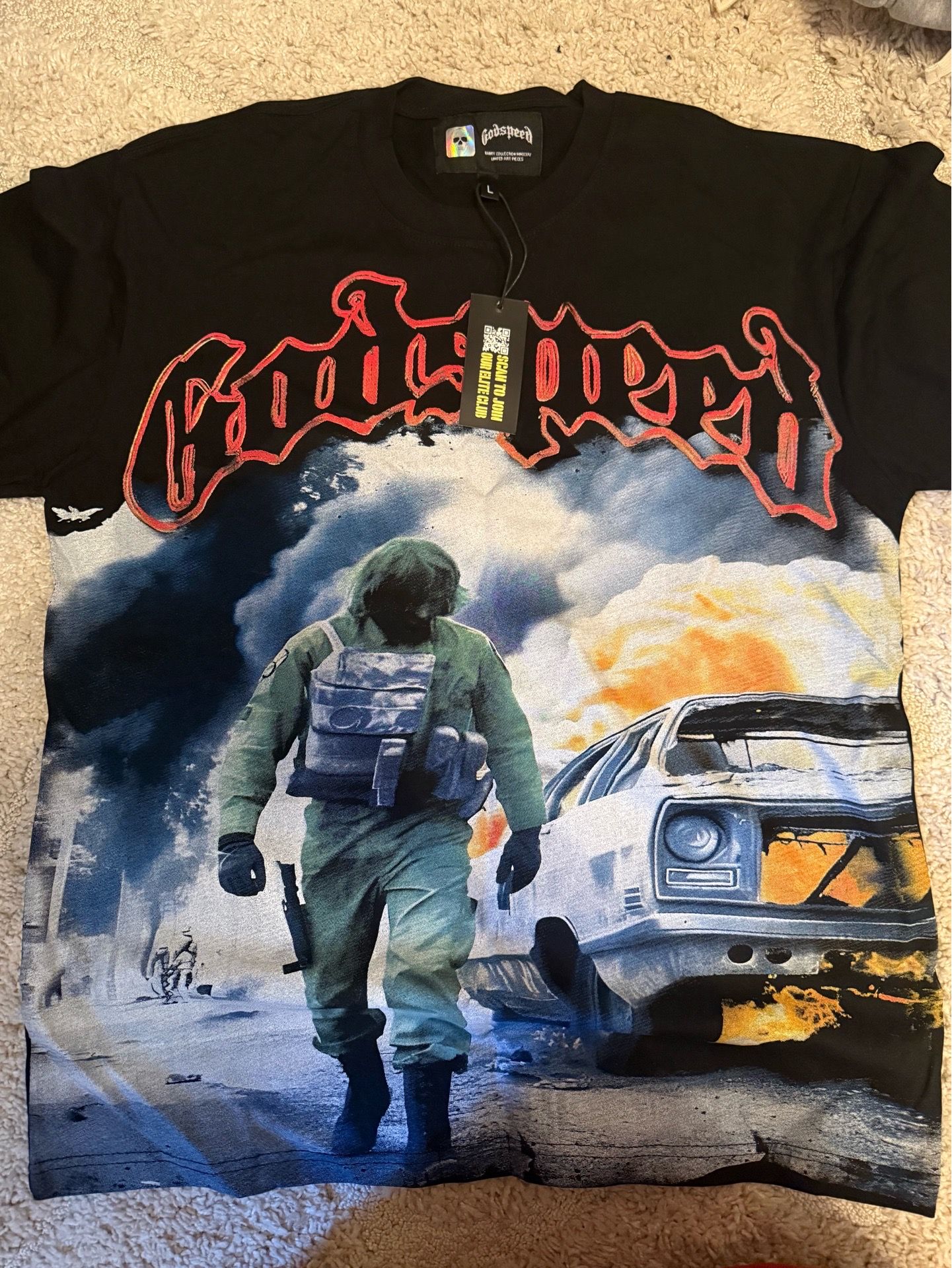 Godspeed Rarity Collection Graphic T-Shirt Size L
