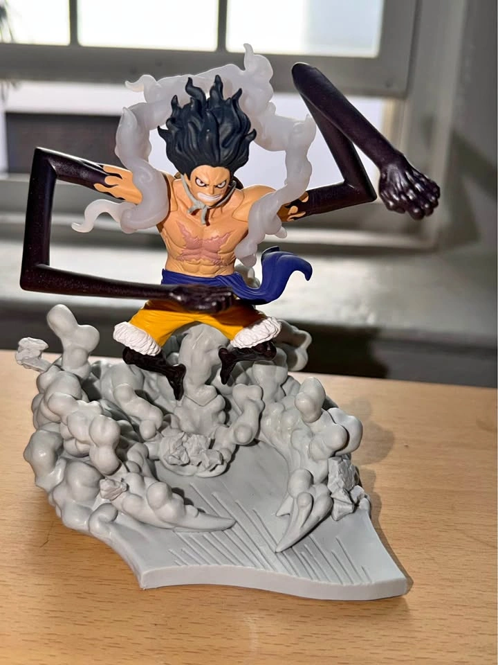 Figura One Piece Luffy Gear 4 Senkozekkei - Original Banpresto