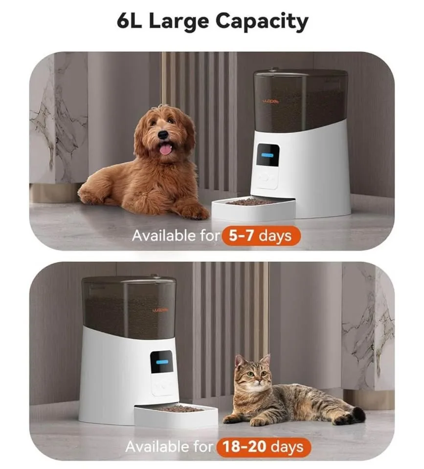 WOPET Smart Pet Feeder 6L WiFi App Control – Used image indicator(2)