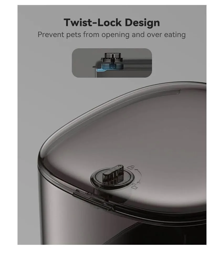 WOPET Smart Pet Feeder 6L WiFi App Control – Used image indicator(3)