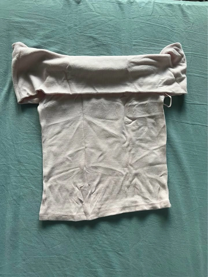 Garage Baby Pink Off Shoulder Top (Size XS) - photo 2