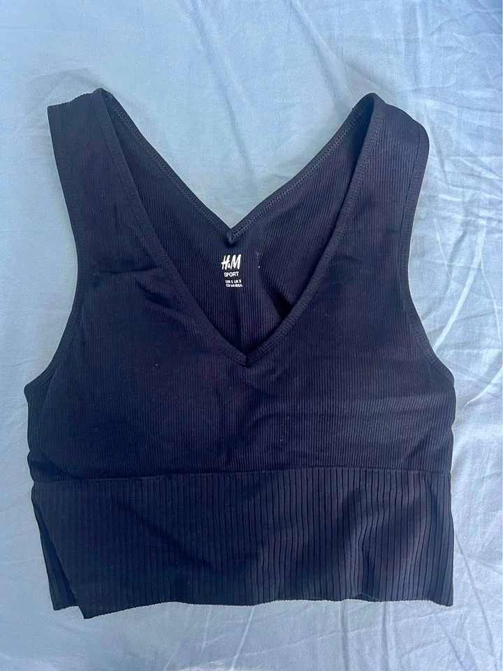 H&M Black Sports Bra (size S)