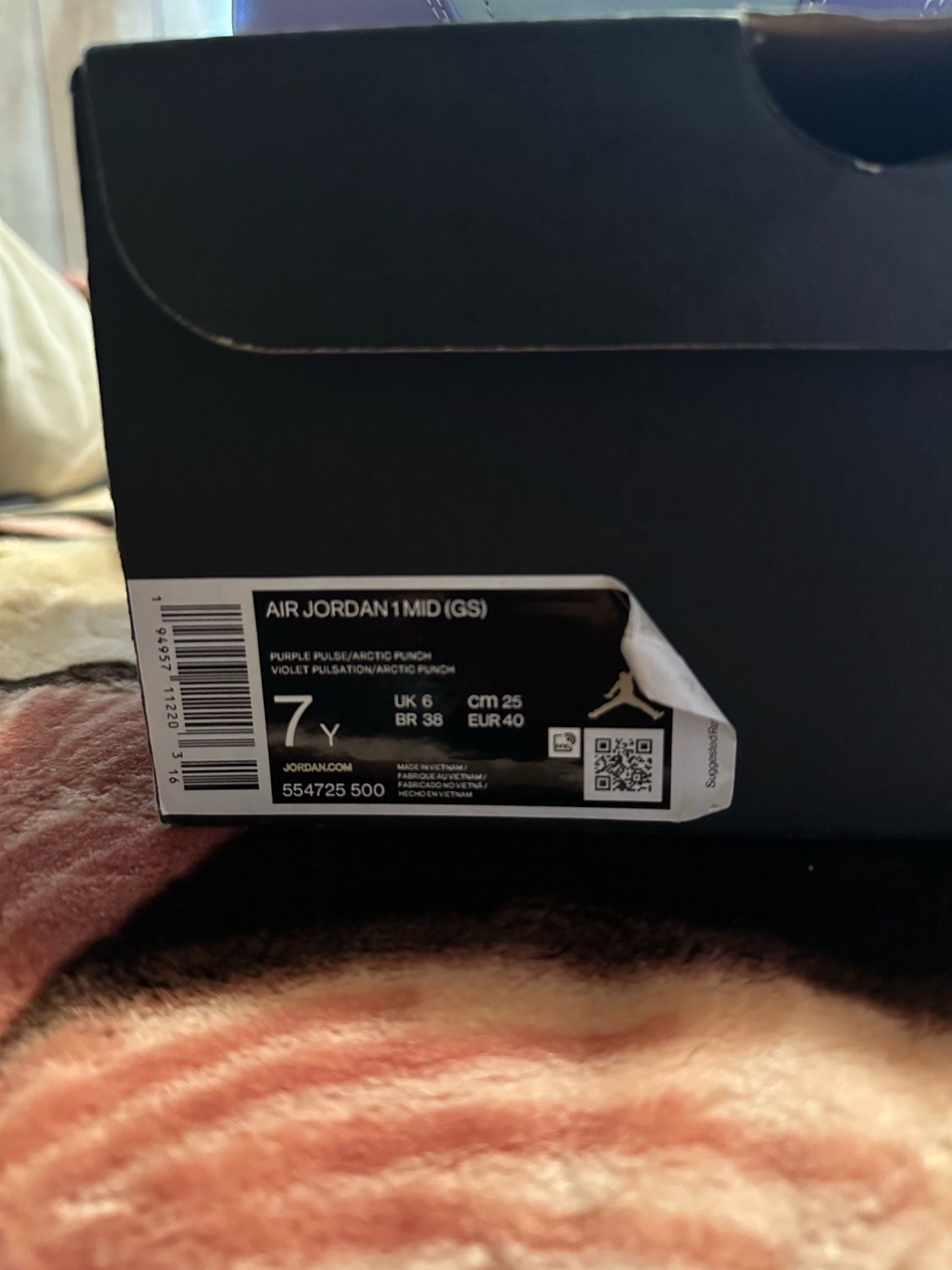 Air Jordan 1 Mid "Purple Pulse" - photo 5