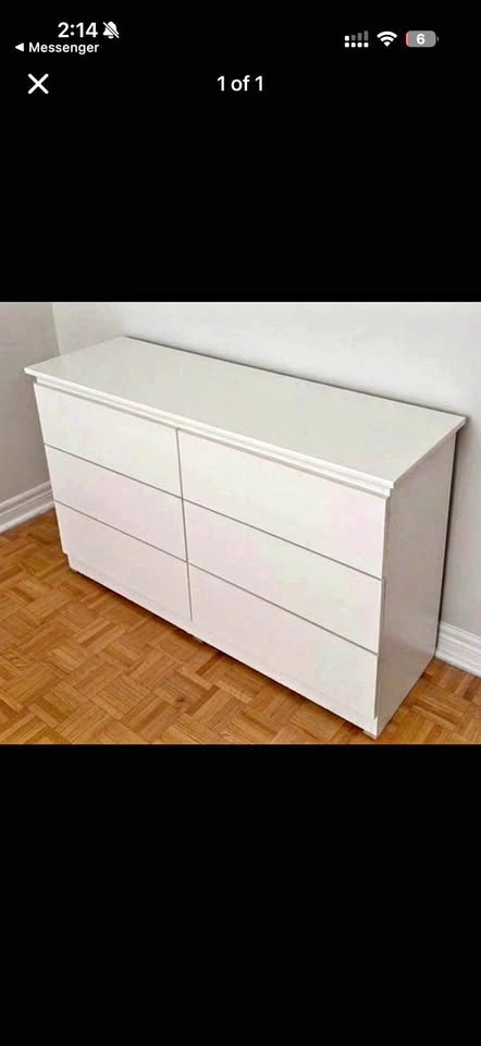 6 Draw Dresser -PICK UP ONLY