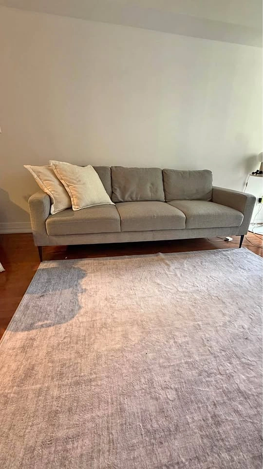 Grey Three Seater Sofa