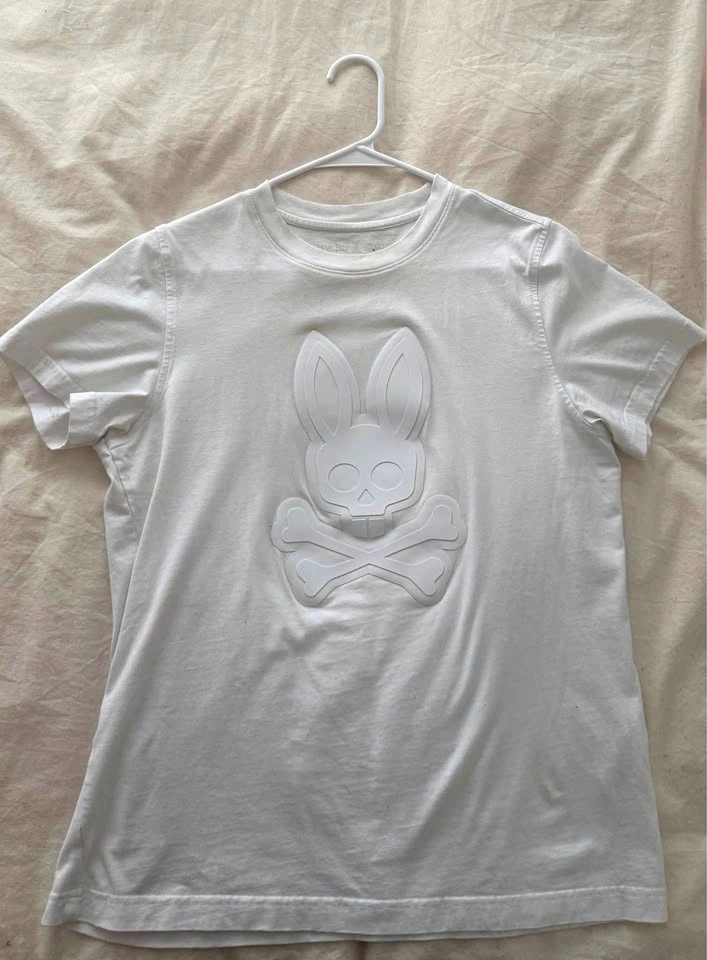 White Psycho Bunny Tee (S)