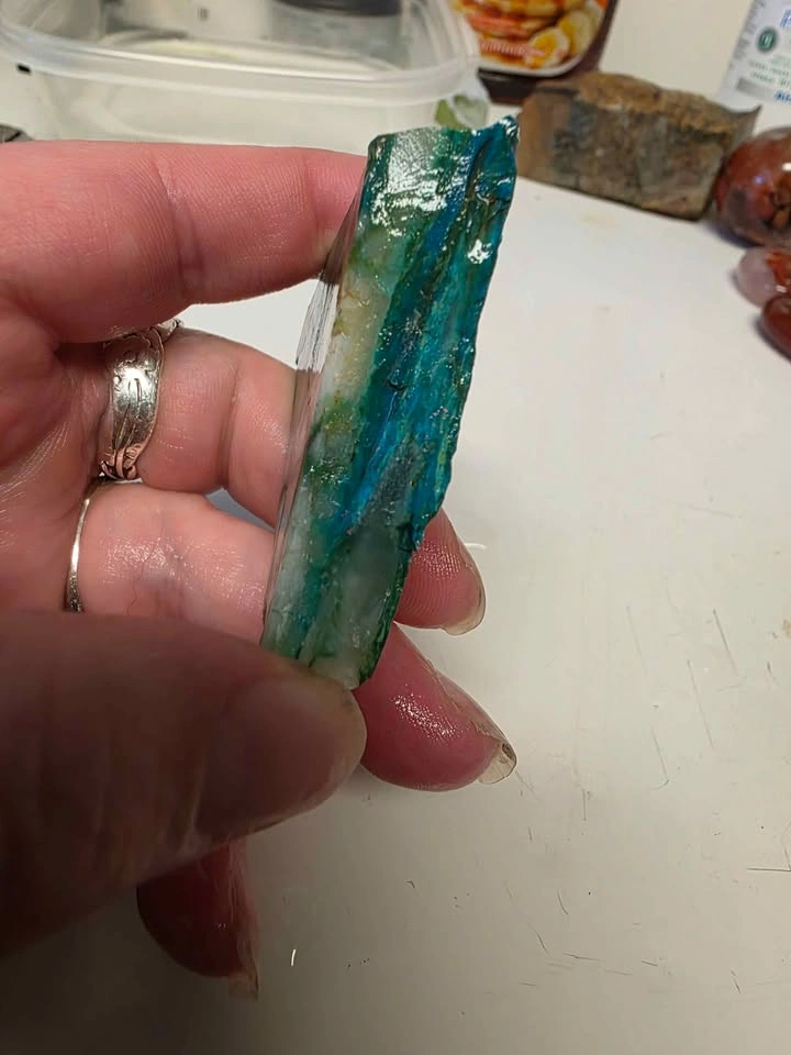 59 grams High grade Peruvian Blue Opal - photo 3