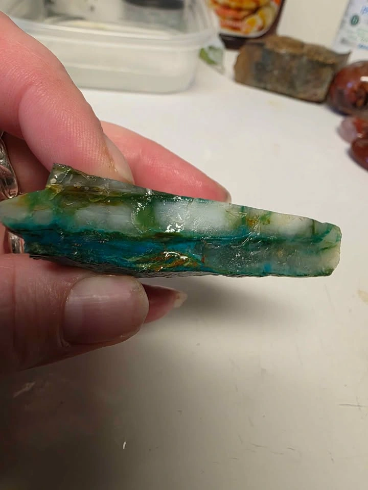 59 grams High grade Peruvian Blue Opal - photo 4