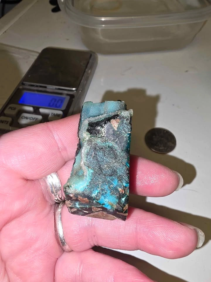 40 grams Gem Silica with a large Druzy - photo 3