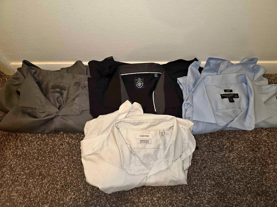 4 piece bundle Mens Dress Shirts Size 3xl