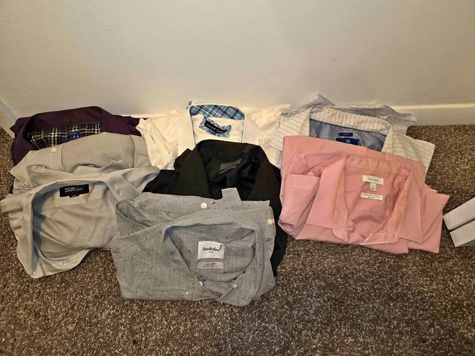 7 piece bundle Mens Dress Shirts size XL