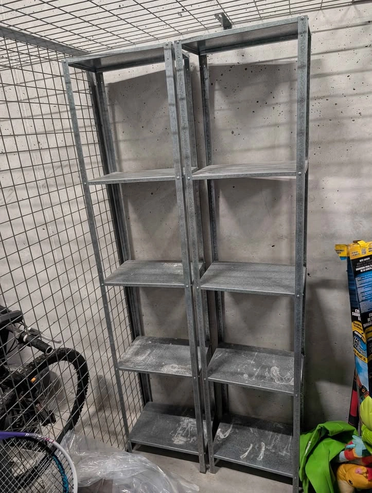 Shelf unit with 4 shelves - Set of 2 - photo 2