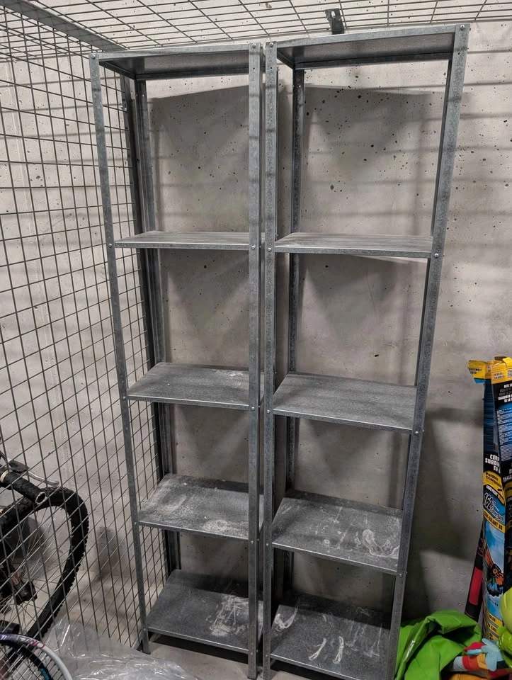 Shelf unit with 4 shelves - Set of 2 - photo 3