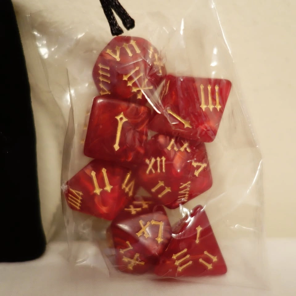 New Imperial Legacy 7-Piece Roman Numeral Dice Set - photo 3