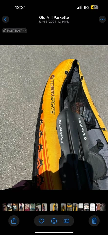 Tobin Sports WaveBreak Inflatable Kayak – Sunset Color - photo 3