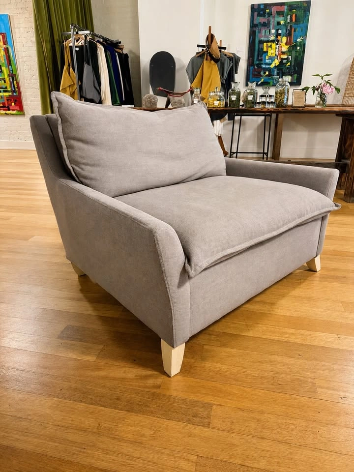 Chair and a Half in Stone