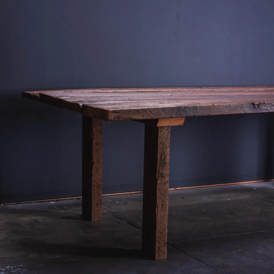 Reclaimed Redwood Table - Delivery Available - photo 2