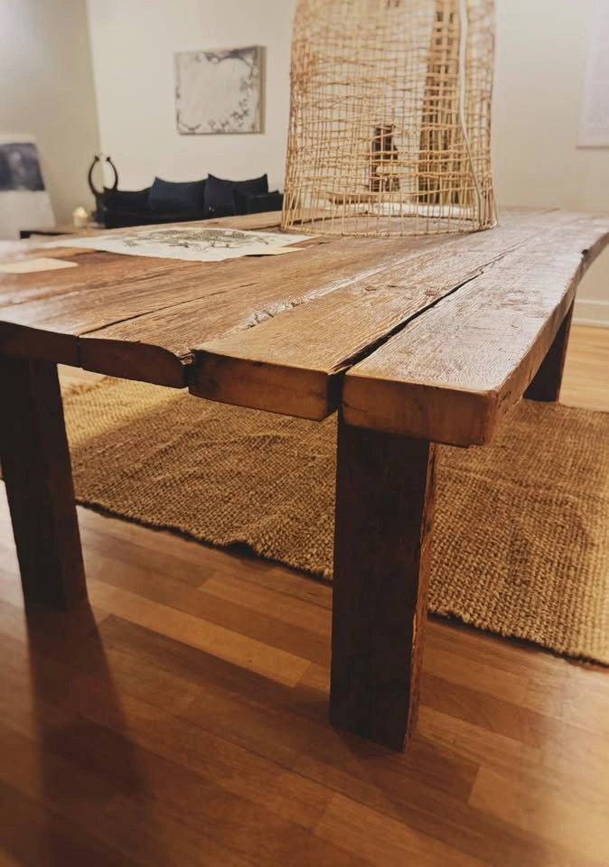 Reclaimed Redwood Table - Delivery Available - photo 5