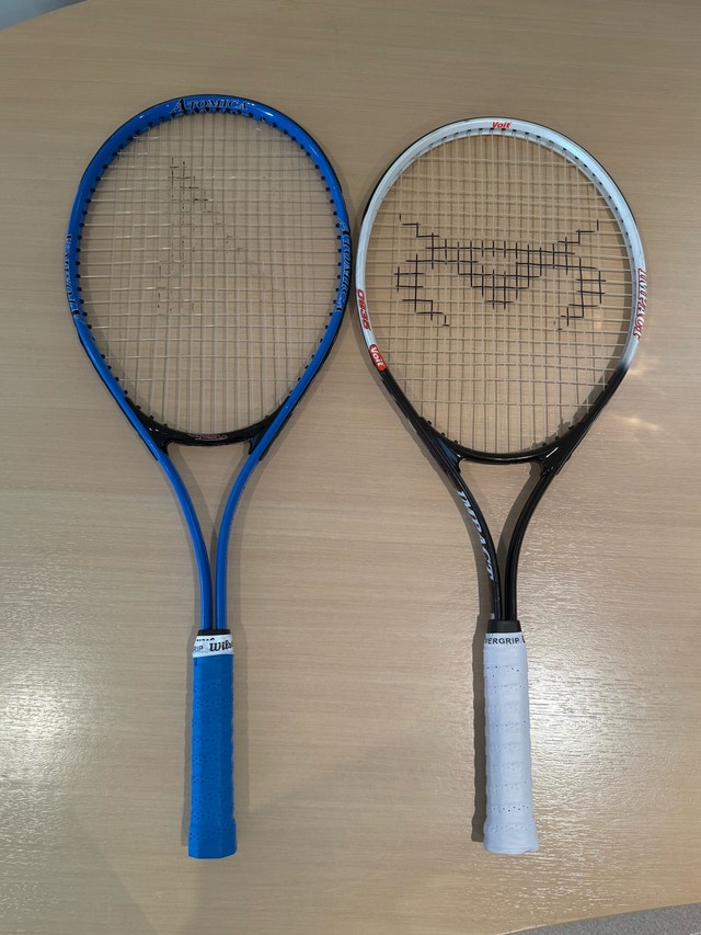 Atomica and Voit Tennis Racquets Rackets - New Grips