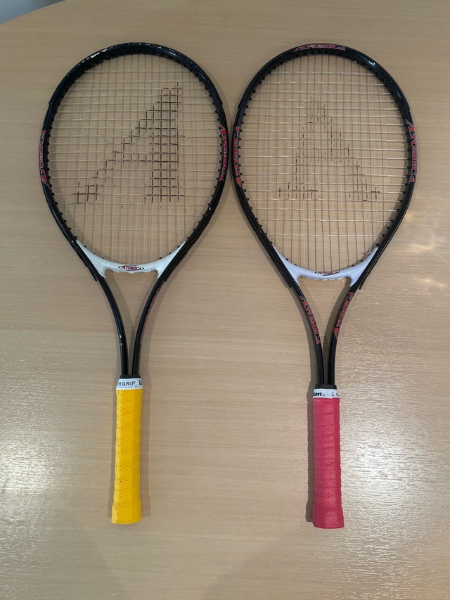 Set of 2 Atomica Tennis Rackets Racquets - New Grips