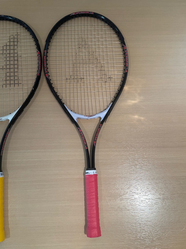 Set of 2 Atomica Tennis Rackets Racquets - New Grips - photo 2