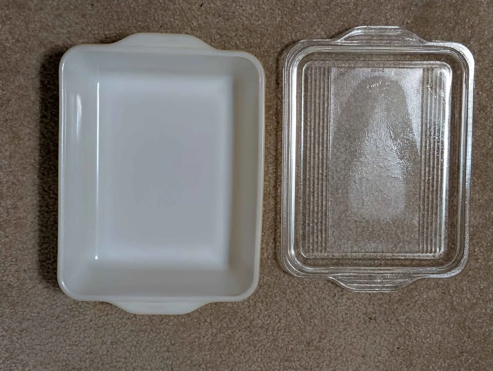 Vintage Pyrex 506-B Yellow Refrigerator Dish with Lid - photo 3