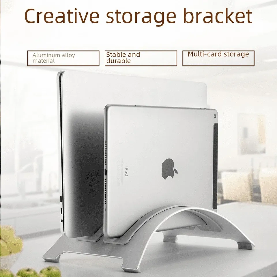 Aluminum Dual Vertical Laptop & Tablet Stand (Excellent Conditio - photo 3