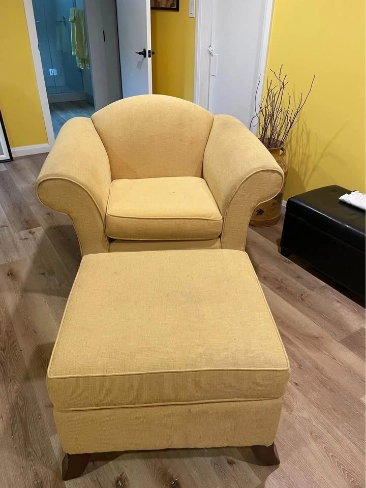 Custom Comfy Chair and ottoman - photo 5