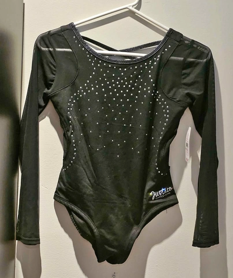 Justice Gymnastics Dance Leotard Bodysuit Size 12/14