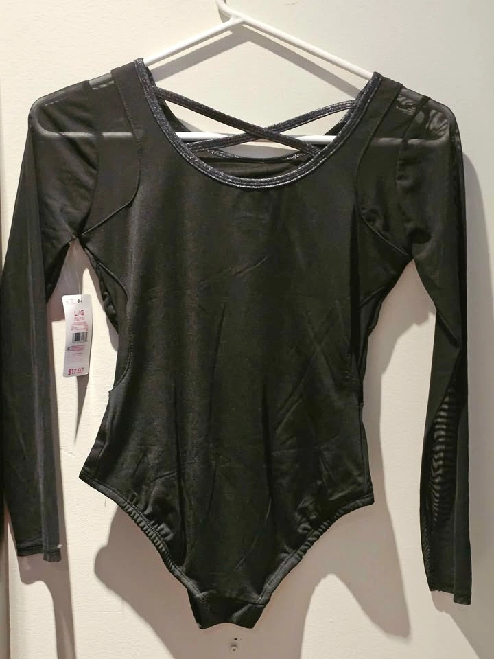 Justice Gymnastics Dance Leotard Bodysuit Size 12/14 - photo 2