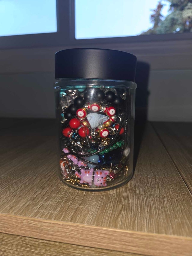 Vintage Jewelry Surprise Jar