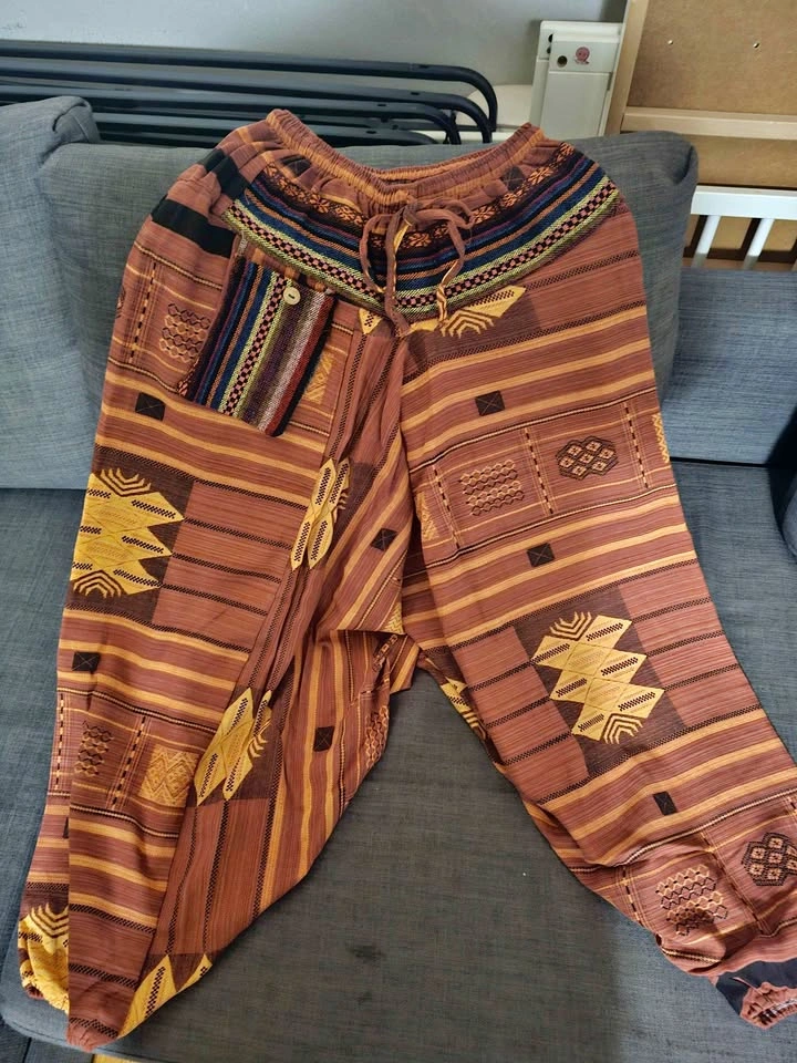 Boho Ethnic Print Harem Pants
