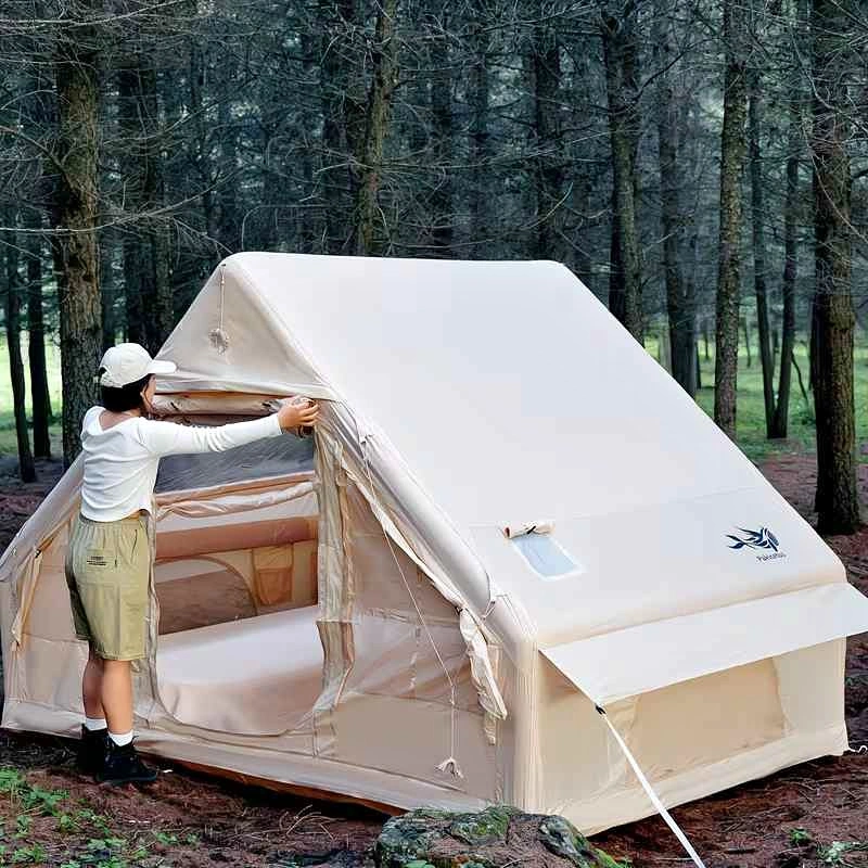 Quick Setup Inflatable Camping Tent for 4-6 Person Family