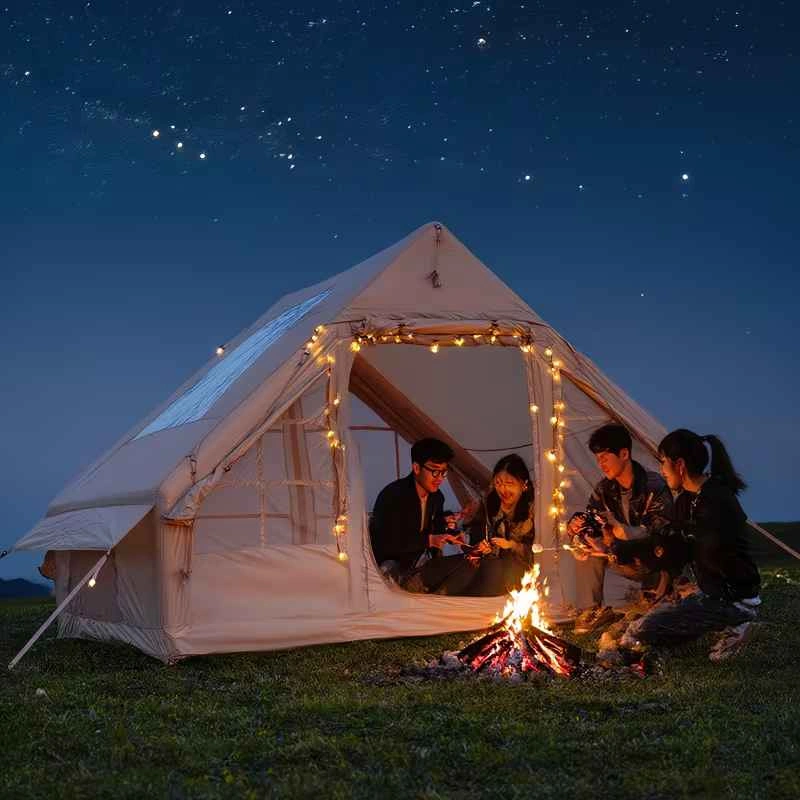 Quick Setup Inflatable Camping Tent for 4-6 Person Family - photo 4