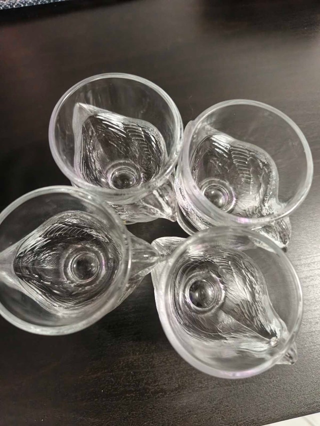 Chicken Shaped Egg Cup by Luminarc France - 4 pcs