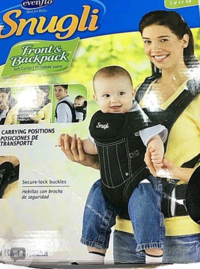 Evenflo Snugli Comfort Vent Baby Carrier Navy Blue