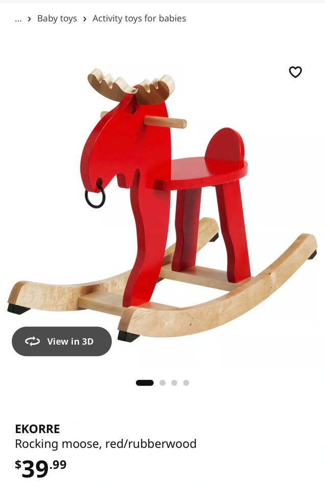 Rocking Toy (Ikea Moose) - photo 2