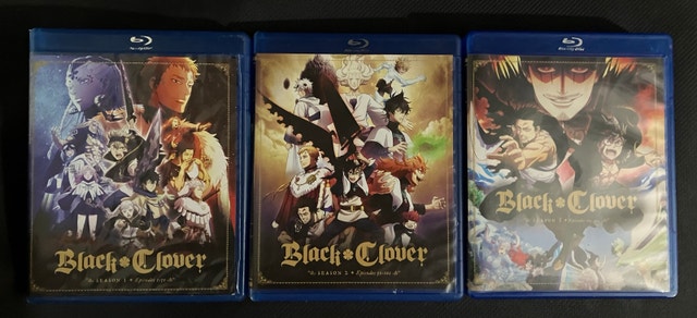 Black Clover Seasons 1-3 Blu-Ray