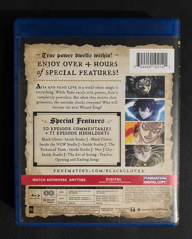 Black Clover Seasons 1-3 Blu-Ray - photo 2