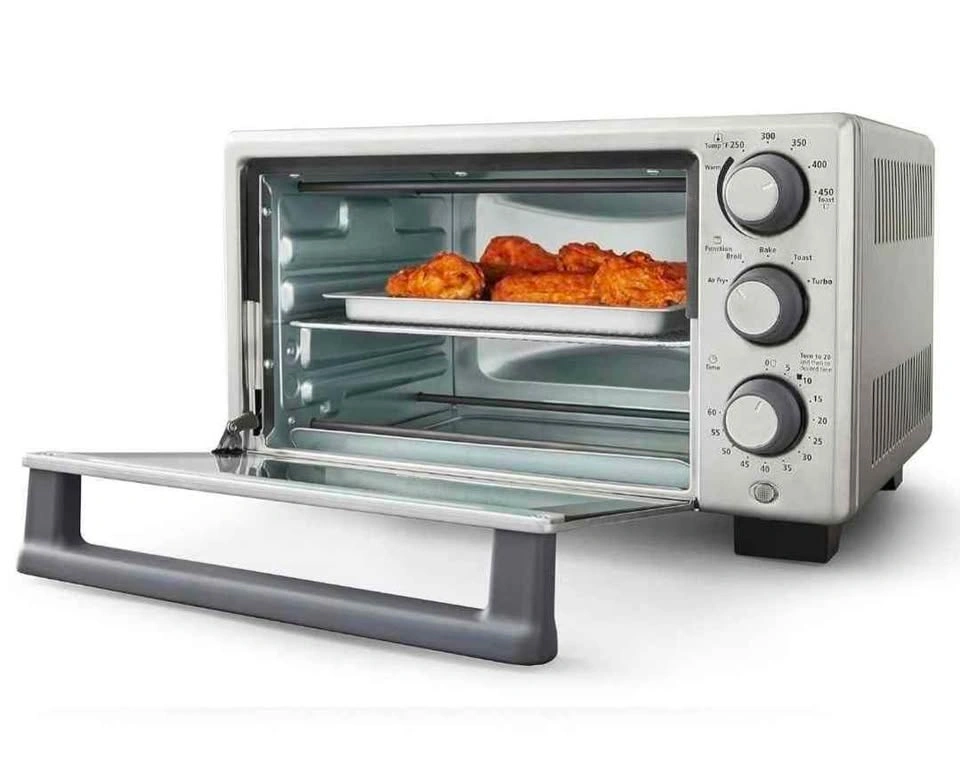Oster Compact Countertop Oven With Air Fryer, Stainless Steel - photo 5