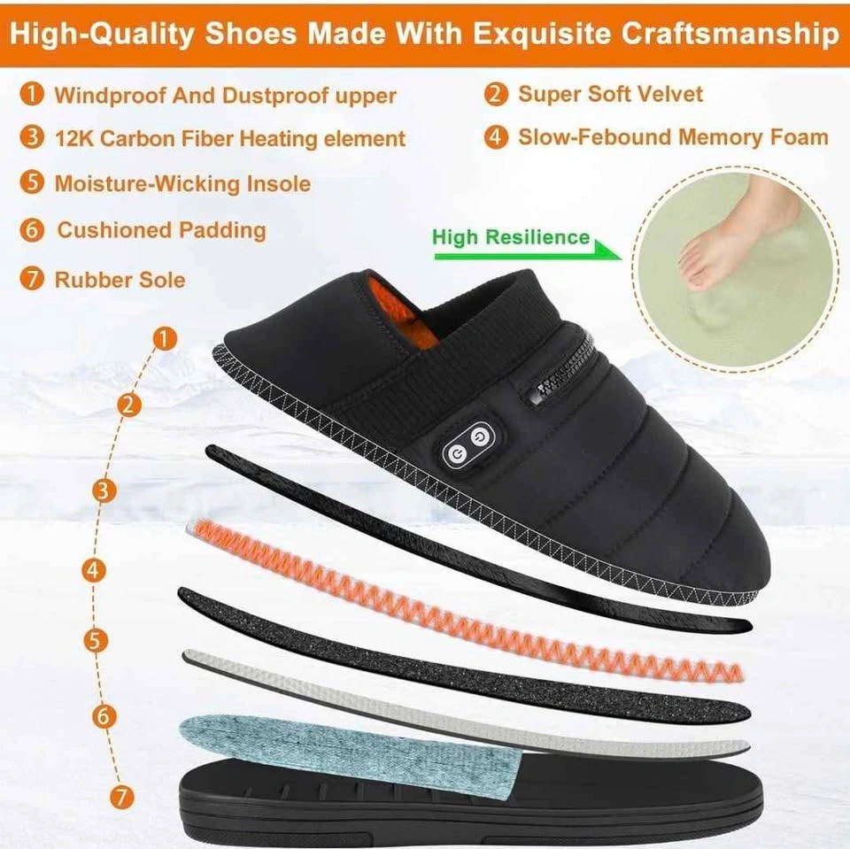 BIAL Rechargeable Battery Heated Slippers (Large) - photo 4